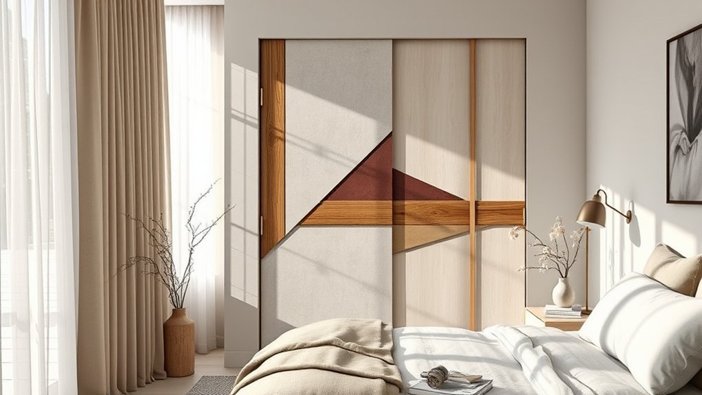 oversized closet art diy