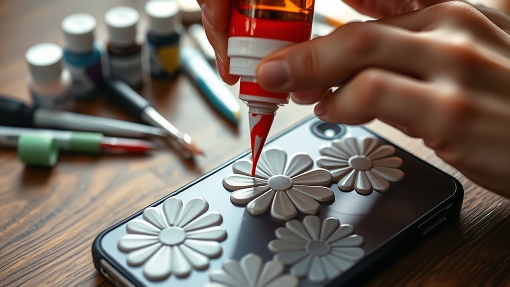 puffy paint textured designs