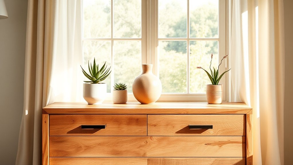 rustic modern storage solutions blend