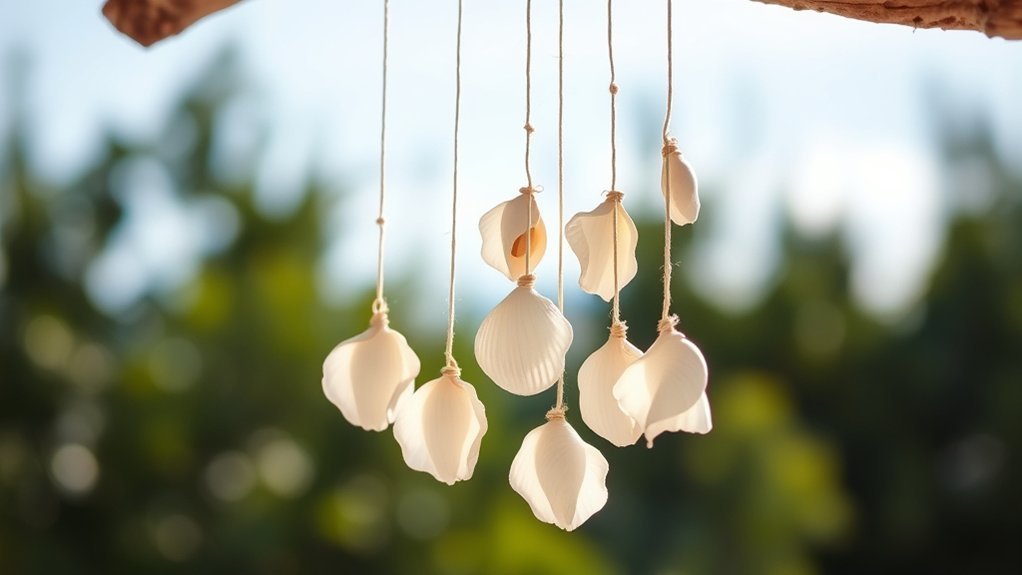 seashell wind chime project