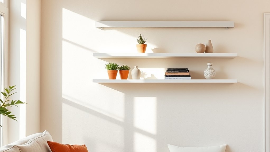 sliding shelves for organization