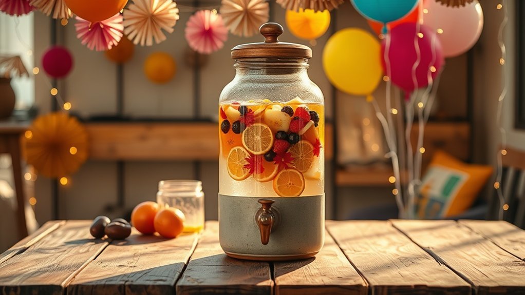 smart stoneware party dispenser