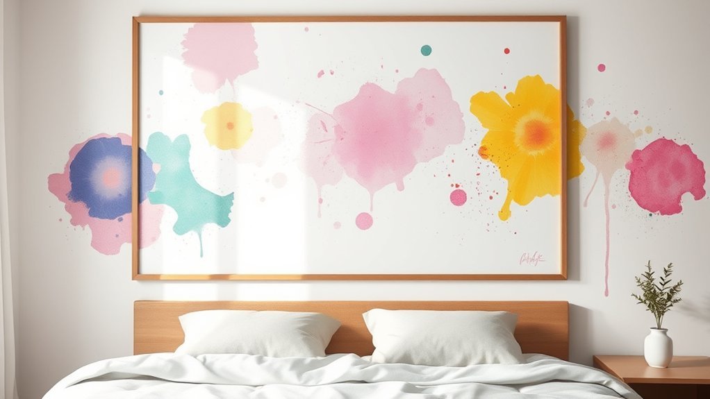 spray paint blotting technique