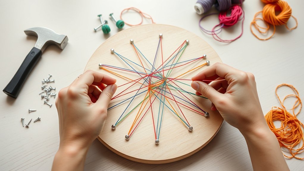 string art wall hanging