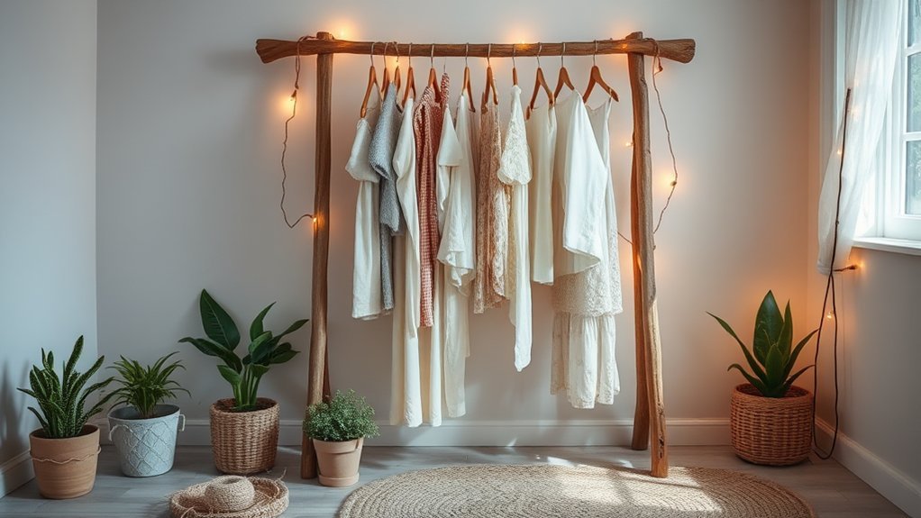 stylish diy clothing organization