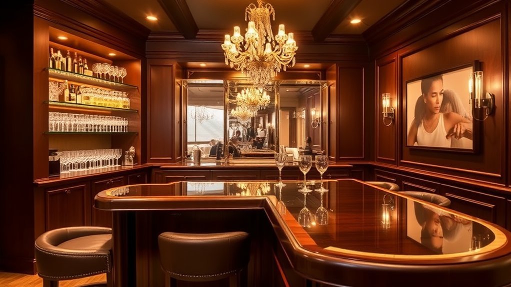 tailored social gathering bar