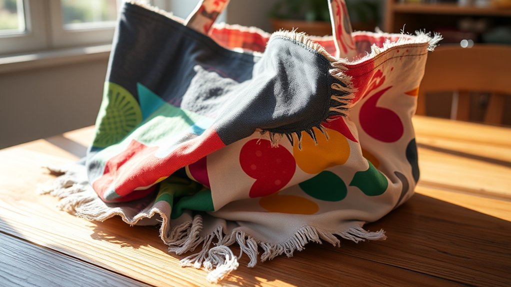 upcycle t shirt into tote