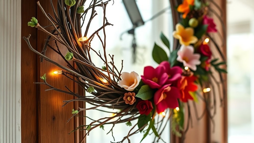 vibrant seasonal wreath designs