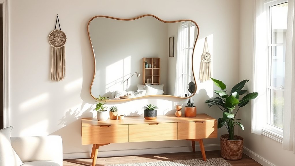 wavy mirror art project