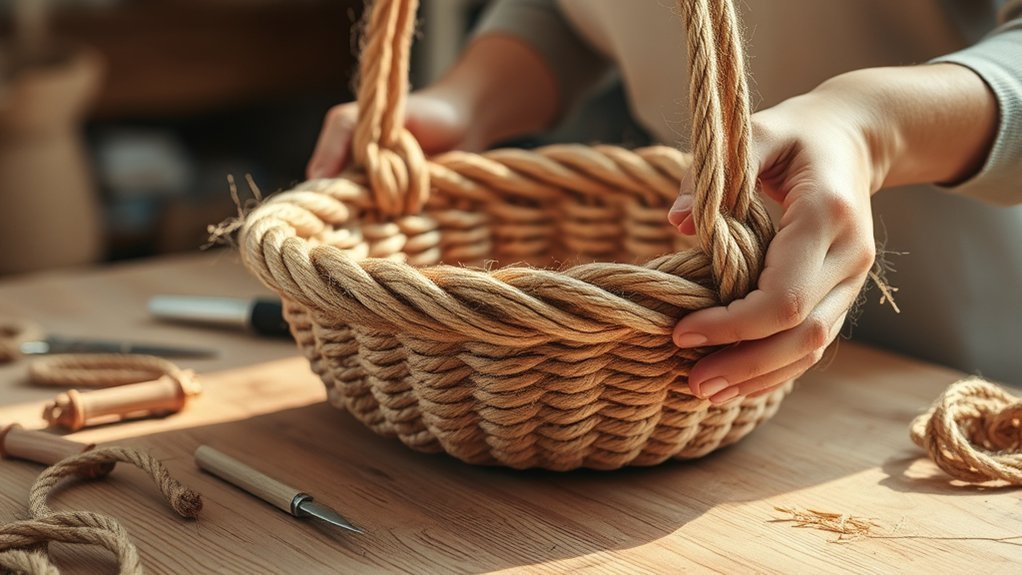 weave a sturdy basket