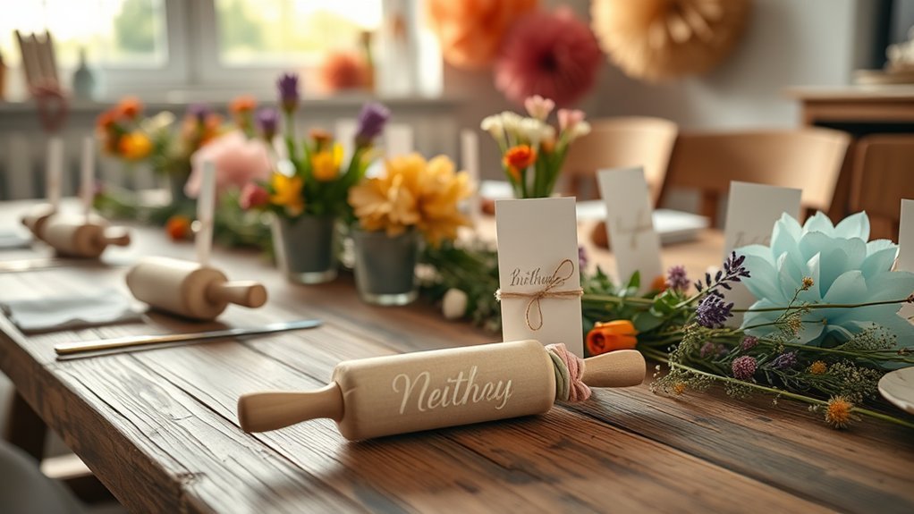 whimsical rolling pin markers